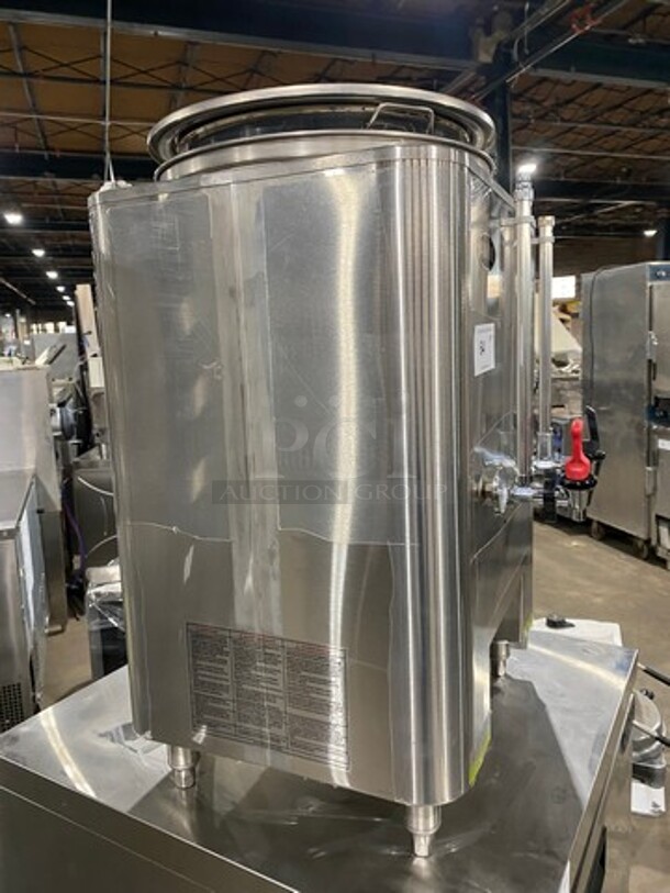 New! Never Used! Grindmaster Commercial Countertop Single Space Saver Coffee Urn! With Hot Water Line! Stainless Steel! On Small Legs! Model: 8116 - Image 2 of 11