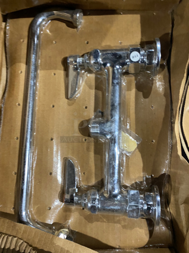 IN A BOX! Commercial Faucet With Handles! Stainless Steel! - Image 2 of 2