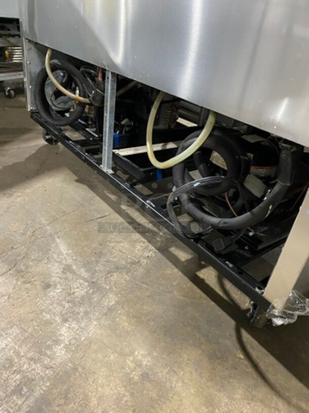 True Commercial 2 Door Half Cooler Half Freezer Combo Unit! With Poly Coated Racks! All Stainless Steel! On Casters! Model: T49DT SN: 6899821 115V 60HZ 1 Phase - Image 10 of 10