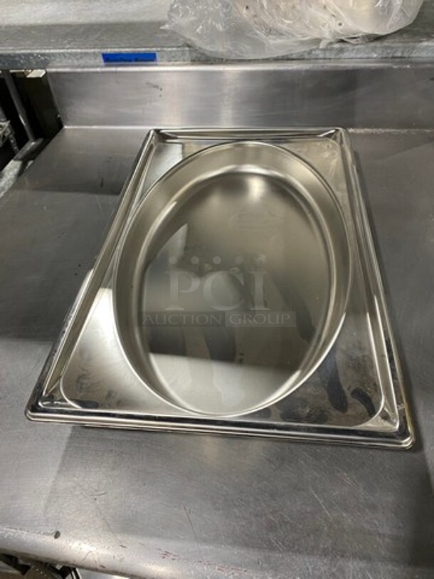 Stainless Steel Food Serving/ Showcase Pan! Great For Displaying Salads & Ready To Eat Foods! 4x Your Bid! - Image 2 of 4