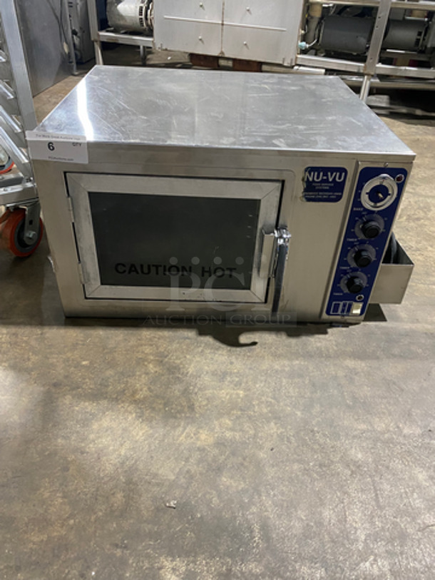 Nuvu Commercial Countertop Baking/ Convection Oven! With View Through Door! All Stainless Steel! Model: XO1C SN: 2004489 120V 60HZ 1 Phase - Image 1 of 8