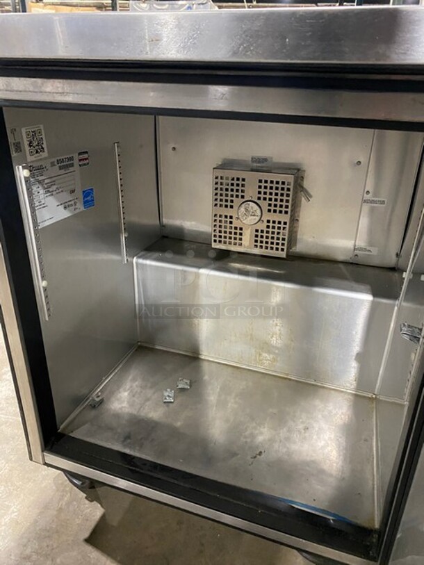 True Commercial Single Door Lowboy/Worktop Freezer! With Back Splash! All Stainless Steel! Model: TWT27F SN: 8587390 115V 60HZ 1Ph - Image 6 of 8