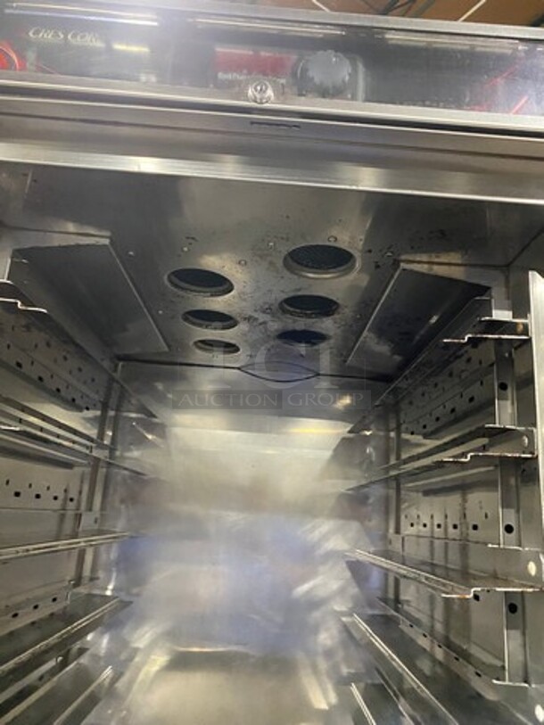 Cres Cor Commercial Electric Powered Split Door Roast-N-Hold Oven! All Stainless Steel! On Casters! Model: RO151FUA12DE4803Z SN: JBIJ0005151623 480V 60HZ 3 Phase - Image 7 of 9