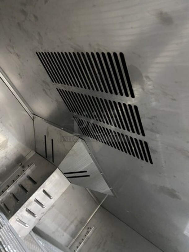 WOW! LATE MODEL! Hoshizaki Commercial 2 Door Reach In Cooler! Poly Coated Racks! All Stainless Steel! On Casters! WORKING WHEN REMOVED! Model: R2AFS SN: J50986D 115V 60HZ 1 Phase - Image 6 of 9