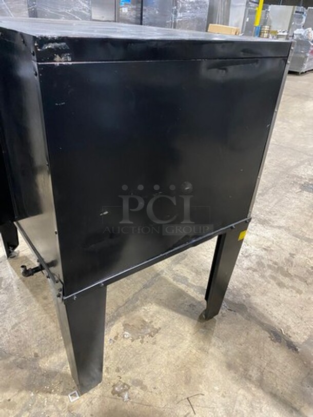 Peerless Commercial Natural Gas Powered Double Deck Baking/ Pizza Oven! With Stones! All Stainless Steel! On Legs! - Image 4 of 9