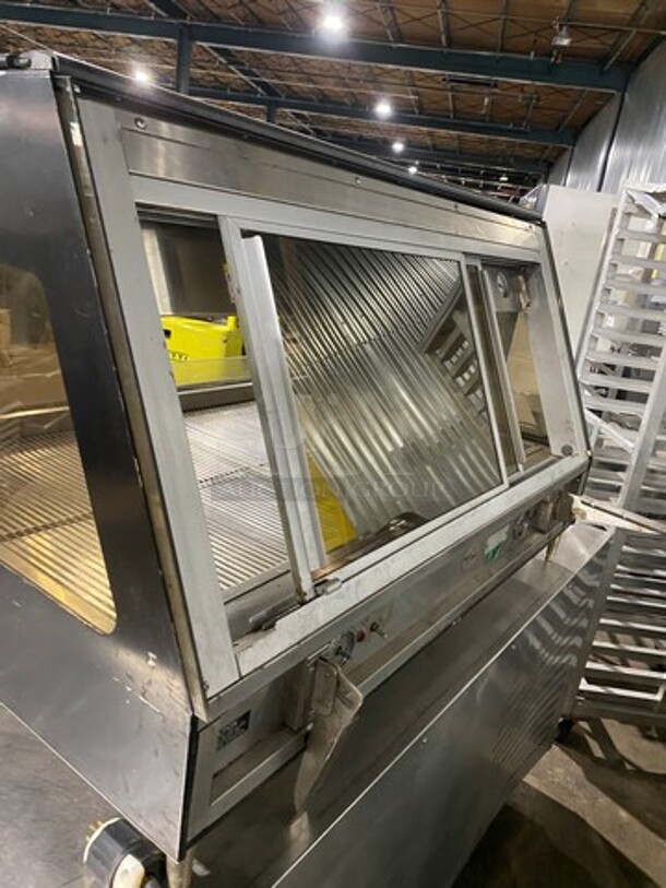 Alto Shaam Commercial Countertop Heated Food Display Case Merchandiser! With Rear Access Sliding Doors! Stainless Steel Body! Model: ED248P SN: 2392701003 120/208/240V - Image 4 of 7