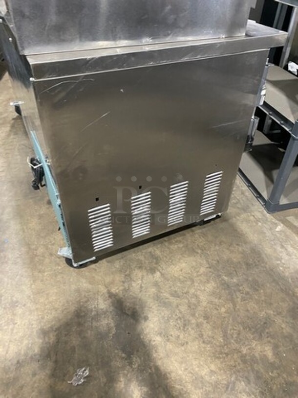 Leader Commercial 3 Door Under The Counter/ Work Top Cooler! With Poly Coated Racks! All Stainless Steel! On Casters! Model: LB72S/C SN: GA09M1922 115V 60HZ 1 Phase - Image 3 of 8