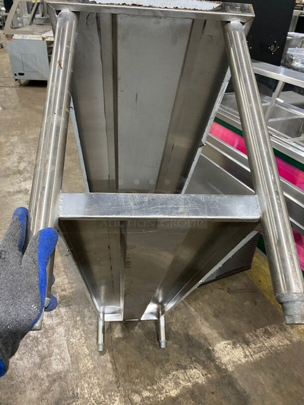 Commercial Worktop/ Prep Top Table! With Storage Area Underneath! Solid Stainless Steel! On Legs! - Image 6 of 6