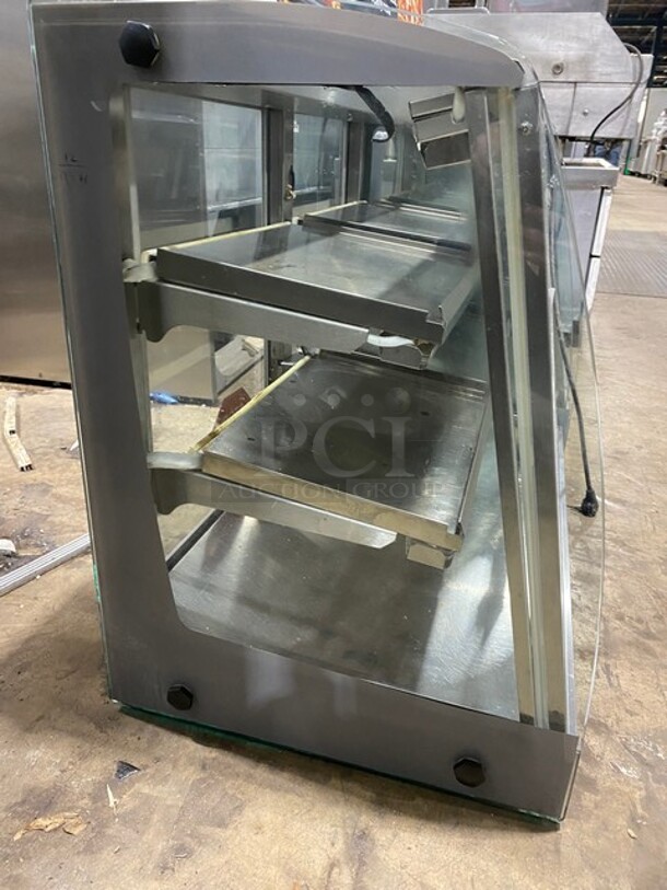Vendo Commercial Countertop Food Warming Display Case! All Stainless Steel! Model: HFD000006 SN: 1421096! 115V 60HZ 1 Phase! - Image 2 of 5