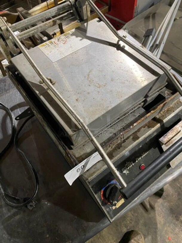Star Pro Max Commercial Countertop Panini/Sandwich Grill! With Flat Press! All Stainless Steel! Model: GR14 SN: GS140708A0074 120V - Image 12 of 12