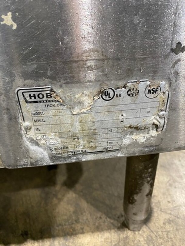 FAB! Hobart Commercial Pass-Through Heavy-Duty Dishwasher! All Stainless Steel! On Legs! Model: AM15 SN: 231100736 208/240V 60HZ 3 Phase - Image 8 of 10