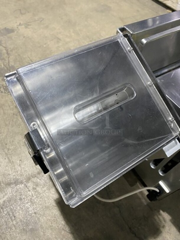 Nice! 2006 La Monferrina Commercial Countertop Pasta Dough Sheeter! All Stainless Steel! Model NINA Serial 06N093! 220V! - Image 6 of 8