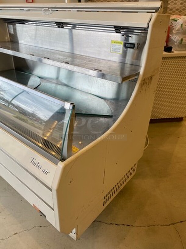 Turbo Air Commercial Refrigerated Open Grab-N-Go Display Case Merchandiser! With Front Cover! WORKING WHEN REMOVED! Model: TOM60LWN SN: H2TML60D1003 115V 60HZ 1 Phase - Image 3 of 9