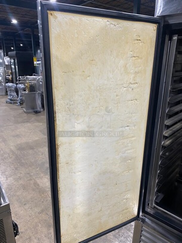 Turbo Air Commercial Single Door Reach In Freezer! With Pan Rack! Solid Stainless Steel! On Casters! Model: TSF23SD 115V 60HZ 1 Phase - Image 9 of 10