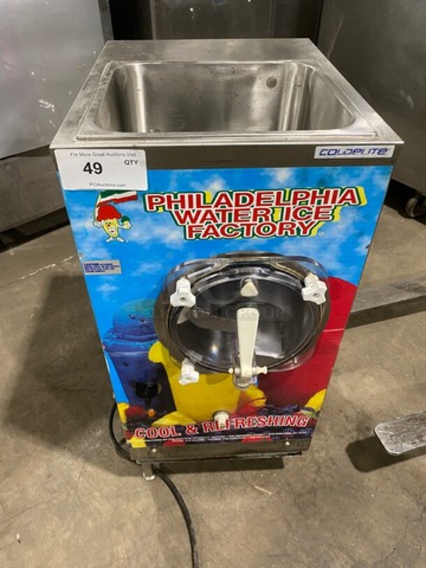 Coldelite Commercial Countertop Slushie/ Frozen Beverage Dispenser! Model: UC151 SN: N427201 115V 60HZ 1 Phase - Image 1 of 9