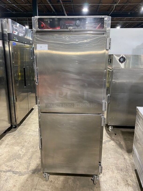 Cres Cor Commercial Electric Powered Split Door Roast-N-Hold Oven! All Stainless Steel! On Casters! Model: RO151FUA12DE4803Z SN: JBIJ0005151631 480V 60HZ 3 Phase - Image 1 of 10