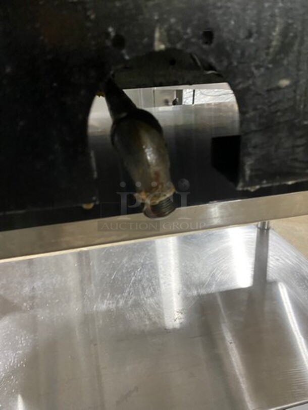 Garland Commercial Countertop Gas Powered Flat Griddle! With Back And Side Splashes! On Equipment Stand! With Storage Space Underneath! All Stainless Steel! On Casters! - Image 8 of 8