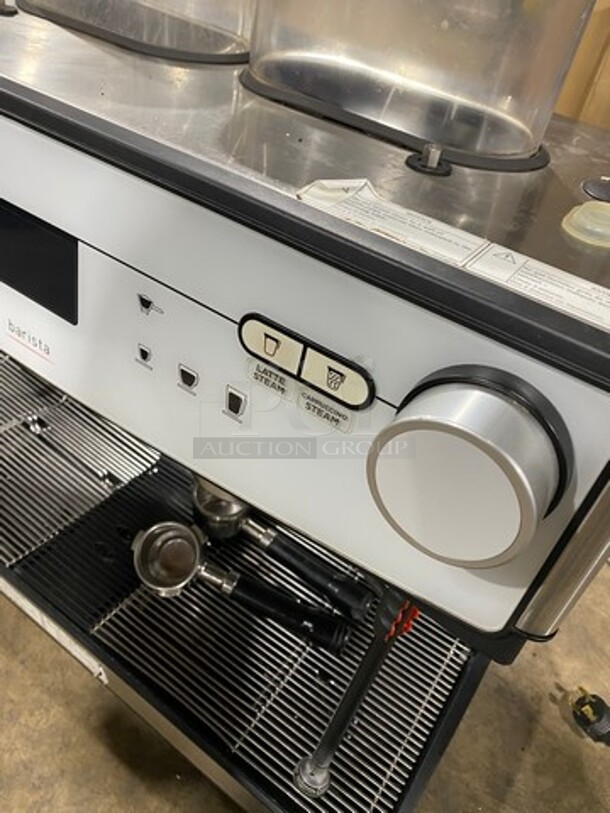 WOW! LATE MODEL! Dunkin Donuts Edition! Schaerer Commercial Countertop 2 Group Espresso Machine! With Steam Lines! Stainless Steel! On Small Legs! - Image 9 of 12
