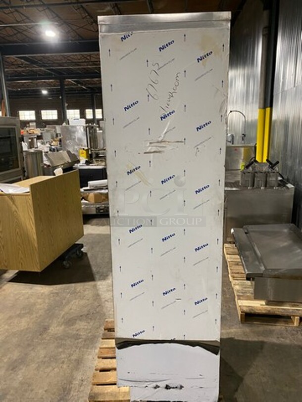 NICE! SCRATCH-N-DENT! IMC Teddy Commercial Mop Sink Cabinet! With Top Shelf Cleaning Supply Storage! With Spray Hose! All Stainless Steel! Model: MSC30 - Image 4 of 9