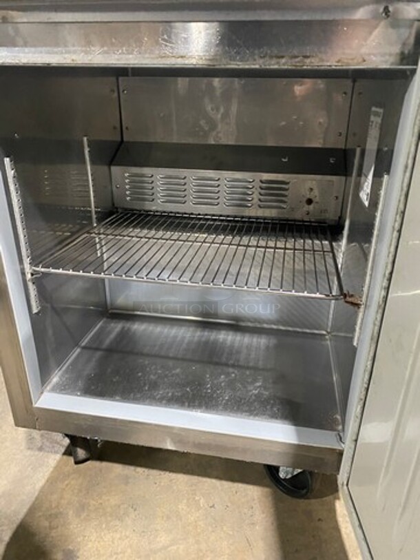 Hoshizaki Commercial Single Door Lowboy/Worktop Cooler! With Racks! All Stainless Steel! Model: CRMR27LPC SN: F60598L 115V 60HZ 1 Phase - Image 5 of 7