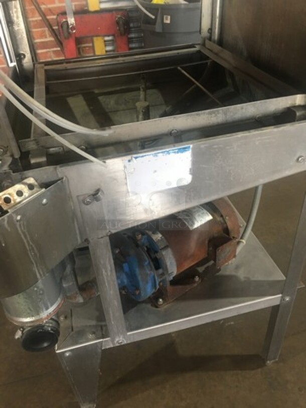 Ecolab Commercial Pass-Through Dishwasher Machine! All Stainless Steel! On Legs! - Image 6 of 11