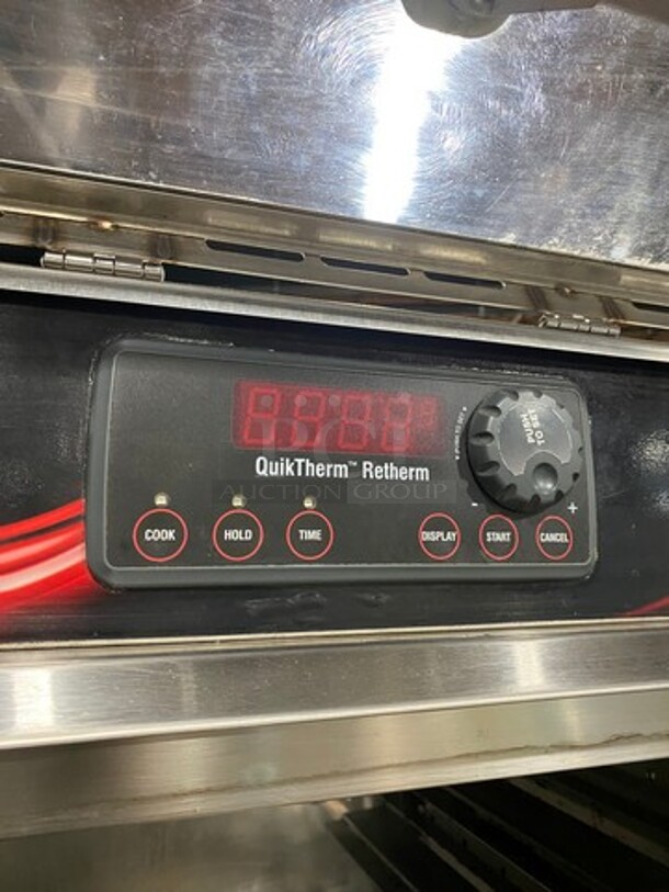 Cres Cor Commercial Electric Powered Split Door Roast-N-Hold Oven! All Stainless Steel! On Casters! Model: RO151FUA12DE4803Z SN: JBIJ0005151631 480V 60HZ 3 Phase - Image 8 of 10