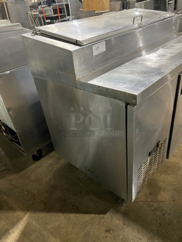 Kelvinator Commercial Refrigerated Pizza Prep Table! With Single Door Storage Space! All Stainless Steel! On Casters! Model: KCPT50.6 115V - Image 2 of 9