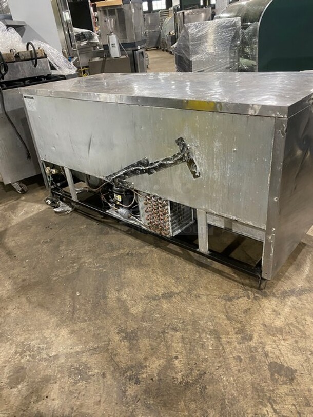 Turbo Air Commercial 3 Door Lowboy/Worktop Cooler! All Stainless Steel! On Casters! Model: TUR72SD SN: UR72808021 115V 60HZ 1 Phase - Image 3 of 8