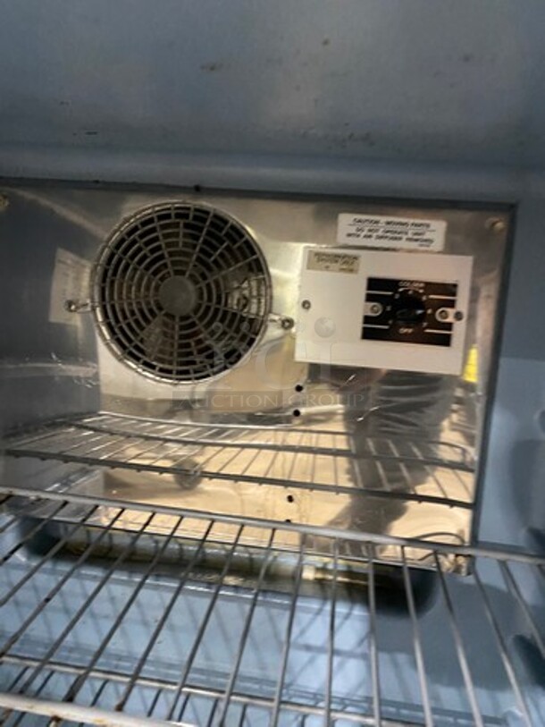 Delfield Manitowoc Commercial Single Door Lowboy/Worktop Cooler! With Poly Coated Racks! All Stainless Steel! Model: 406CADD1 SN: 1212152000899 115V 60HZ 1 Phase - Image 6 of 8