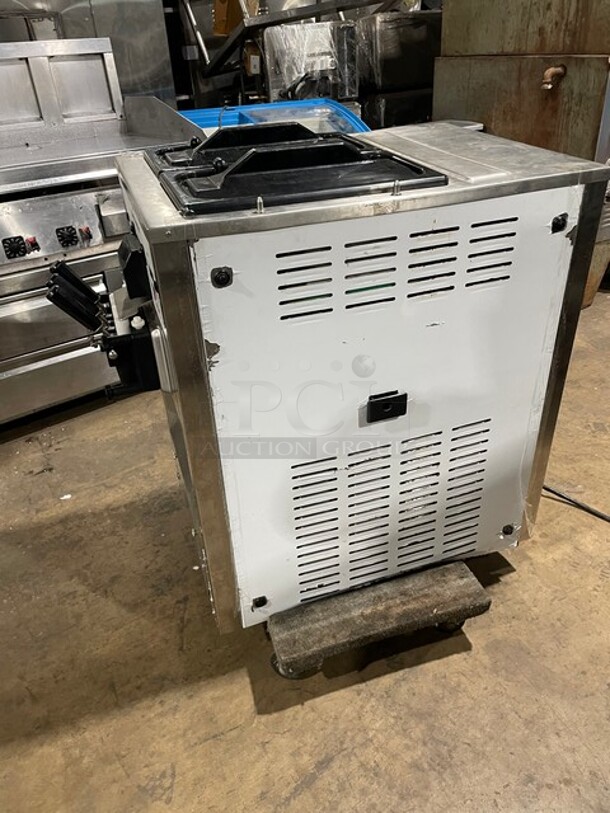 2017 Late Model SpaceMan 3 Handle Counter Top Gravity Fed Ice Cream Machine! All Stainless Steel! Model 6235A Serial 171625 220V 60HZ 1Phase! Working When Removed! - Image 2 of 9