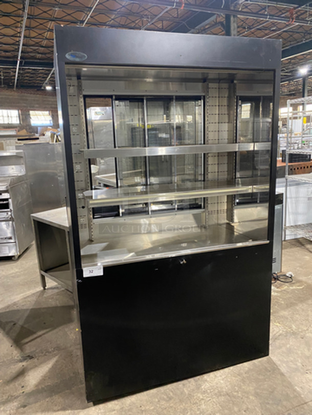 WOW! RPI Commercial Refrigerated Open Grab-N-Go Case Merchandiser! With Front Cover! Model: SCAS48RII SN: 10142563 115/208/230 60HZ 1 Phase