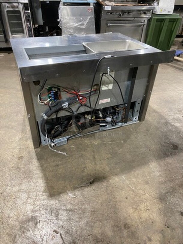 Continental Commercial Refrigerated Sandwich Prep Table! With 2 Door Underneath Storage Space! All Stainless Steel! Model: SW4812 SN: 15742637 115V 60HZ 1 Phase - Image 3 of 8