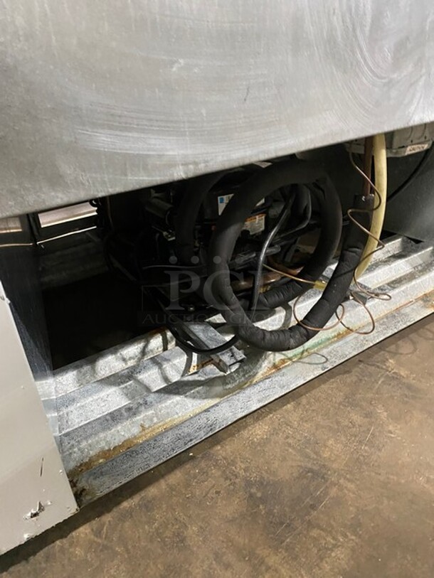 Leader Commercial Refrigerated 2 Door Reach In Merchandiser! With Sliding View Through Doors! With Poly Coated Racks! Stainless Steel Body! Model: LS48SC SN: PV11C0522B 115V 1PH - Image 8 of 8