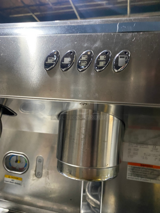 Futurmat Stainless Steel Commercial Countertop Espresso Machine! On Small Legs! Model: MFS191Q SN: 0529445 115V 60HZ 1 Phase - Image 6 of 9