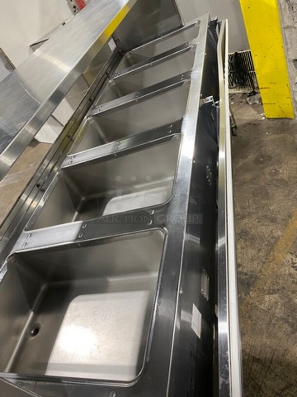 Eagle Commercial Electric Powered 5 Well Steam Table! With Storage Space Underneath! All Stainless Steel! On Casters! Model: YSPHT5 SN: 2008990224 208V 60HZ 1 Phase - Image 5 of 9