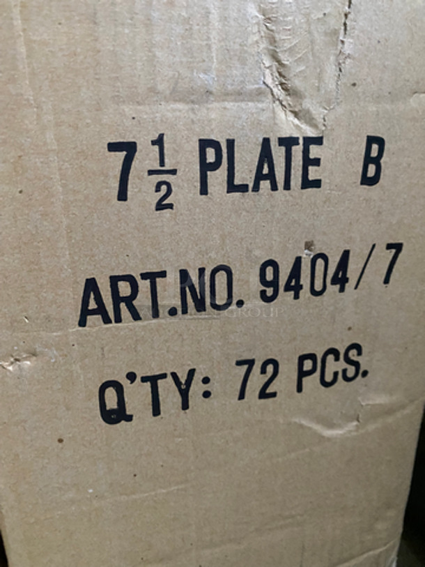 NEW! IN THE BOX! KV 7 1/2" Black Ceramic Plates! - Image 3 of 9