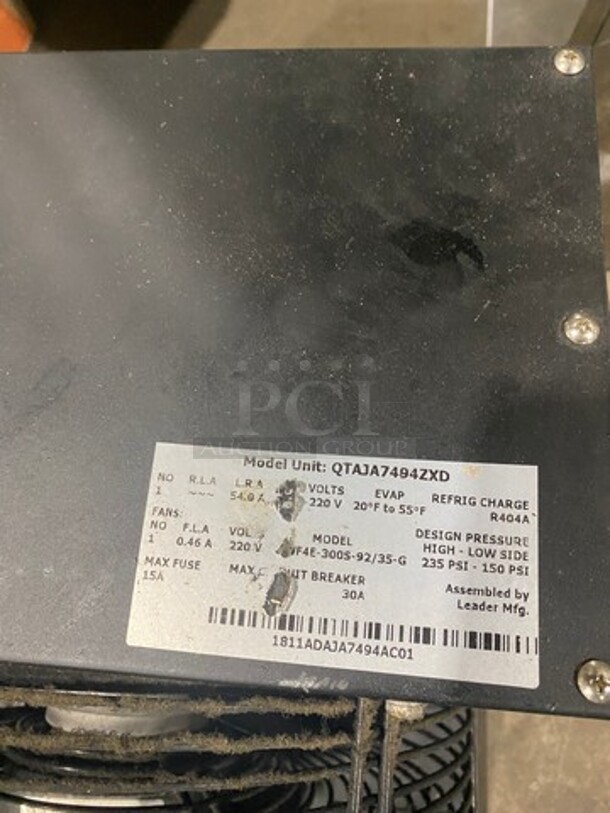 AmeriKooler Commercial 8'x10'x7 1/2' Walk in Cooler! With Floor Screeds! With Outdoor Remote Compressor! With Blower! Door Panel Model: C3478 208/230V 1 Phase - Image 12 of 12