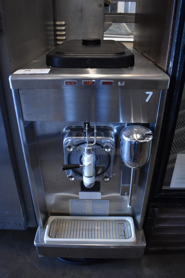 Taylor Stainless Steel Commercial Countertop Single Flavor Frozen Beverage Machine w/ Drink Mixer Attachment. 208-230 Volts, 1 Phase. 18x32x35 - Image 1 of 7