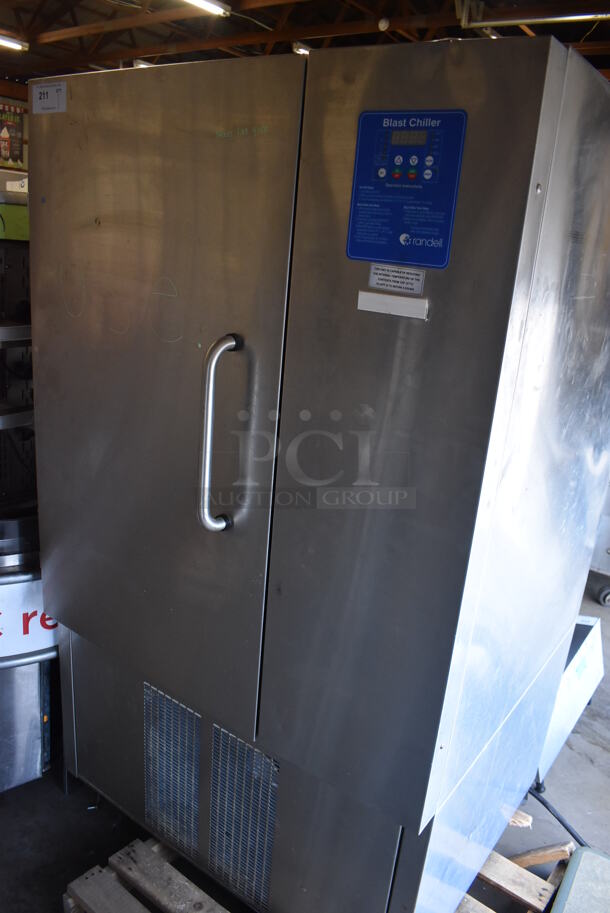 2015 Randell BC-18 Stainless Steel Commercial Floor Style Blast Chiller. 115/230 Volts, 1 Phase. 40x36x70