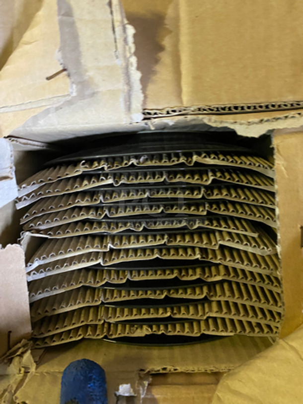 NEW! IN THE BOX! KV 7 1/2" Black Ceramic Plates! - Image 5 of 9