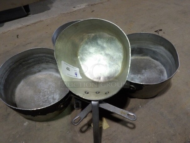 Mixed Lot of Steel Pasta/Sauce Pots, Your Bid x 4