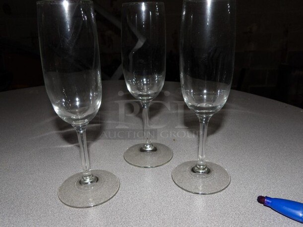 Wine Flutes. QTY 3. Your Bid X 3