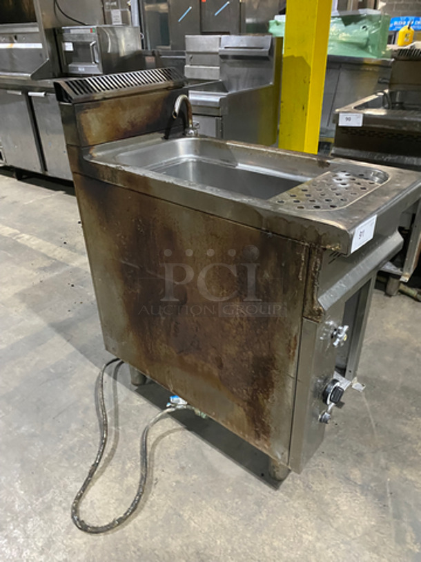 Commercial Gas Powered Pasta Cooker! All Stainless Steel! On Legs! - Image 3 of 9