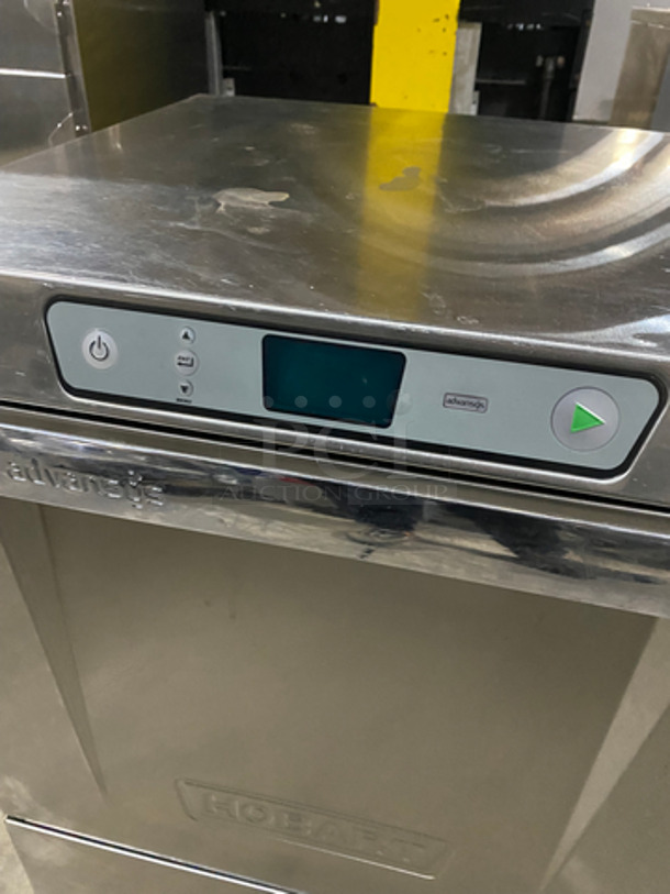 NICE! New Body Style Hobart Commercial Under The Counter Heavy Duty Dishwasher! All Stainless Steel! Model: LXER SN: 23H79720 120/208V 60HZ 1 Phase - Image 8 of 9