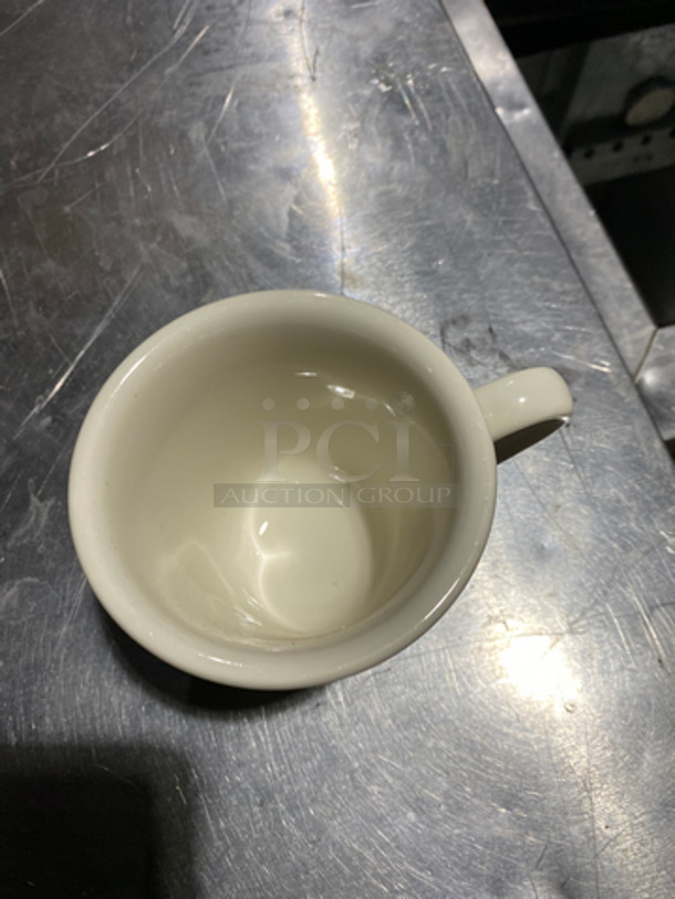 ALL ONE MONEY! Clear And White Mugs! Includes Red Poly Coca Cola Crates!  - Image 6 of 8