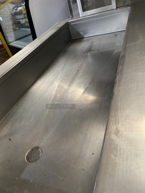 DELFIELD All Stainless Steel Refrigerator! Cold Pan/Salad Bar Island Station W/ Sneeze Guard and Underneath Storage! MOdel KCSC60 On Casters!115V/1 Phase - Image 5 of 9