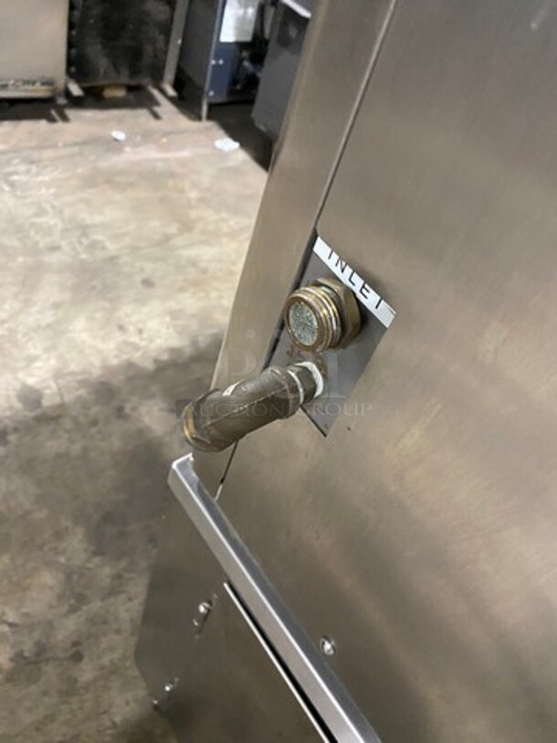 Taylor Crown Commercial 3 Handle Soft Serve Ice Cream Machine! All Stainless Steel! On Casters! Model: C72327 SN: M1070692 208/230V 60HZ 1 Phase - Image 9 of 10