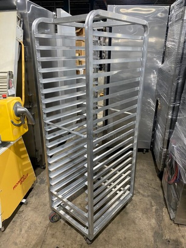 Like New! Channel Metal Welded Heavy Duty Commercial Pan Transport Rack! Model AXD1820 On Casters! - Image 4 of 8