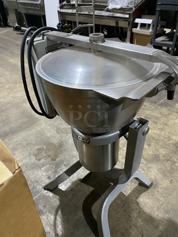 NICE! Hobart Commercial Vertical Cutter/Mixer/Mincer! All Stainless Steel! On Legs! Model: HCM450 SN: 311216113 200V 60HZ 3 Phase - Image 4 of 9