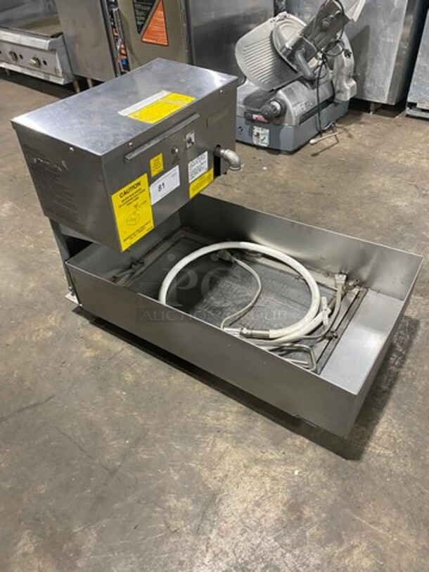 Frymaster Commercial Countertop Portable Fryer Oil Filter! All Stainless Steel! Model PF95LP Serial 1502YA0122! 110/120V 1Phase!  - Image 2 of 8